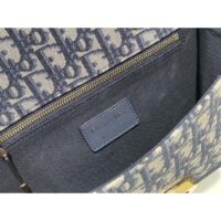 Dior Women CD 30 Montaigne Bag Blue Dior Oblique Jacquard (1)