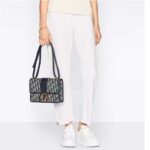 Dior Women CD 30 Montaigne Bag Blue Dior Oblique Jacquard - Image 11