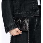 Dior Women CD Dior Caro Macrocannage Mini Bag Black Quilted Macrocannage Calfskin - Image 15