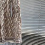 Dior Women CD Dior Oblique Bermuda Shorts Beige Silk Twill - Image 5