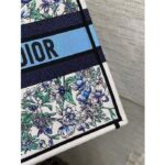 Dior Women CD Medium Book Tote White Multicolor Flowers Constellation Embroidery - Image 8