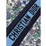 Dior Women CD Medium Book Tote White Multicolor Flowers Constellation Embroidery - Image 7