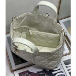 Dior Women CD Medium Dior Toujours Bag Latte Macrocannage Calfskin - immagine 7