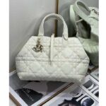 Dior Women CD Medium Dior Toujours Bag Latte Macrocannage Calfskin - immagine 4