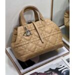 Dior Women CD Medium Dior Toujours Bag Medium Tan Macrocannage Calfskin - Imagen 6