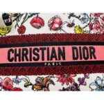 Dior Women CD Medium Lady D-Lite Bag White Multicolor Florilegio Embroidery - Image 7
