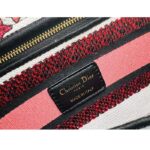 Dior Women CD Medium Lady D-Lite Bag White Multicolor Florilegio Embroidery - Image 9