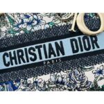 Dior Women CD Medium Lady D-Lite Bag White Multicolor Flowers Constellation Embroidery – Image 8