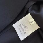 Dior Women CD Mid-Length Shirt Dress Gray Silk Tonal Belt Pleated Style Unlined - Bild 10