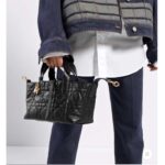 Dior Women CD Small Dior Toujours Bag Black Macrocannage Calfskin - Image 12