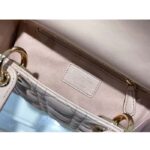 Dior Women CD Small Lady Dior My ABCDior Bag Caramel Beige Cannage Lambskin - Image 10