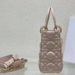 Dior Women CD Small Lady Dior My ABCDior Bag Caramel Beige Cannage Lambskin - Image 5