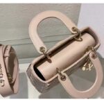 Dior Women CD Small Lady Dior My ABCDior Bag Caramel Beige Cannage Lambskin - Image 7