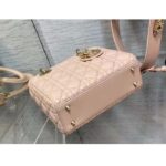 Dior Women CD Small Lady Dior My ABCDior Bag Powder Pink Cannage Lambskin - Image 5