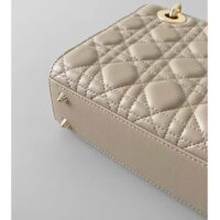 Dior Women CD Small Lady Dior My ABCDior Bag Sand-Colored Cannage Lambskin (2)