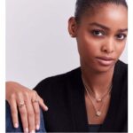 Dior Women CD Large Rose Dior Couture Necklace Pink Gold Diamonds 0.07 ct – Bild 11