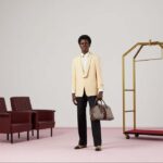 Gucci GG Unisex Savoy Medium Bowling Bag Beige Ebony GG Supreme Canvas Double G - immagine 12