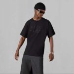 Gucci Men GG Cotton Jersey T-Shirt Black Heavy Cities Embroidery Crewneck Short Sleeves Oversize Fit - immagine 9