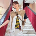 Gucci Men Washed Organic Denim Vest GG Light Blue Stone Bleached Point Collar Sleeveless - Image 13