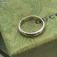 Gucci Unisex Blind For Love Ring Silver Eye Hearts Birds Flowers Interlocking G 925 Sterling Silver (1)