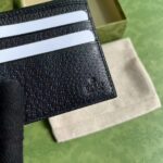 Gucci Unisex GG Bi-Fold Wallet Horsebit Black Leather Gold-Toned Hardware Moiré Lining - immagine 10