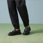 Gucci Unisex GG Lug Loafer Black GG Leather Horsebit Rubber Sole 1.5 CM Heel Height - Imagen 11