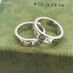 Gucci Unisex GucciGhost Ring Silver Two Cultures Past Present 925 Sterling Silver - Image 3