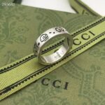 Gucci Unisex GucciGhost Ring Silver Two Cultures Past Present 925 Sterling Silver - Image 5