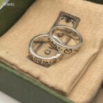 Gucci Unisex GucciGhost Ring Silver Two Cultures Past Present 925 Sterling Silver - Image 7