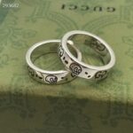 Gucci Unisex GucciGhost Ring Silver Two Cultures Past Present 925 Sterling Silver - Image 6