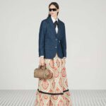 Gucci Unisex Jumbo GG Mini Duffle Bag Taupe Leather Double G Zip Closure - Image 11