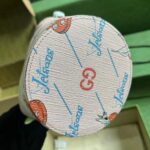 Gucci Unisex Printed Bucket Bag GG The Jetsons Print Pink Blue Supreme Canvas - Image 9