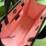 Gucci Unisex Printed Tote Bag Light Pink Double G Stars Supreme Canvas Nylon Lining - Imagen 8