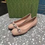 Gucci Women Ballet Flat Horsebit Light Pink Leather Low 2.5 cm Heel - Image 6