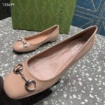 Gucci Women Ballet Flat Horsebit Light Pink Leather Low 2.5 cm Heel - Image 9