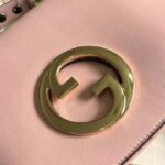 Gucci Women Blondie Top Handle Bag Light Pink Leather Round Interlocking G - Image 5
