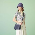 Gucci Women GG Blondie Small Shoulder Bag Blue Navy Leather Round Interlocking G – Image 11