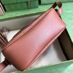 Gucci Women GG Blondie Small Shoulder Bag Cuir Leather Round Interlocking G - Imagen 4