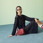 Gucci Women GG Blondie Small Shoulder Bag Red Leather Round Interlocking G – Bild 11