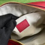 Gucci Women GG Blondie Small Shoulder Bag Red Leather Round Interlocking G – Bild 10