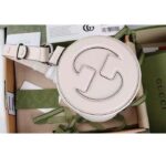 Gucci Women GG Blondie Small Shoulder Bag Round Interlocking G White Leather – Image 9