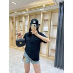 Gucci Women GG Cotton Jersey T-Shirt Black Heavy Cities Embroidery Crewneck Short Sleeves Oversize Fit - Image 14