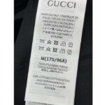 Gucci Men GG Cotton Jersey T-Shirt Black Heavy Cities Embroidery Crewneck Short Sleeves Oversize Fit - immagine 8