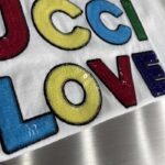 Gucci Men GG Cotton Jersey T-Shirt Embroidery Off White Crewneck Short Sleeves - Image 6