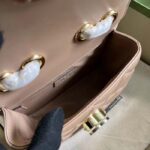 Gucci Women GG Deco Mini Shoulder Bag Rose Beige Quilted Leather Interlocking G – Image 9