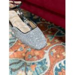 Gucci Women GG Double G Ballet Flat Black Glitter Leather Square Toe 1.5 CM Heel – Bild 8