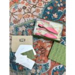 Gucci Women GG Double G Ballet Flat Pink Leather Square Toe 1.5 CM Heel – Bild 3