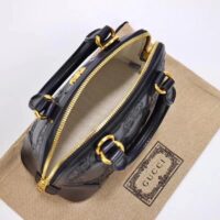 Gucci Women GG Matelassé Handbag Black GG Leather Double G Zip Closure (5)