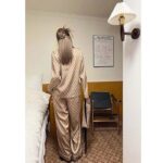 Gucci Women GG Supreme Silk Pant Beige Ebony Piped Unlined Elastic Waist Two Side Pockets Wide Leg - Image 13