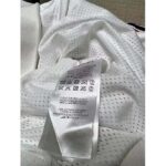 Gucci Men GG Technical Jersey Cardigan Web White V-Neck Dropped Shoulder Long Sleeves - Image 9